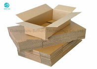 Papierfarbe Browns bereitete gewölbte Verpackenkasten kundengebundene Größe auf