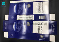 Luxuspapppapier-Zigarettenetui, kosmetisches inneres Paket dunkelblau