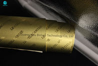 Blatt-Zigaretten-Aluminiumfolie-Papier in hellem und Mattgold 83mm für König Size Cigarette Box