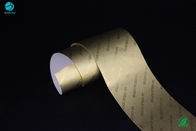 Prägungslogo company name gold rubbing-Zigaretten-Aluminiumfolie-Papier, das lamellierte Länge 1500m metallisiert