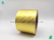 Aluminiumfolie-Papier-Goldfarbe des Tabak-1500M Long Good Extensibility fertigte besonders an