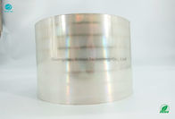 Glänzende Filmstreifen-ganz eigenhändig geschriebe Regenbogen-Oberfläche Lasers BOPP für Tabak