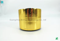 Gold, das normale Materialien klebender glänzender der Riss-Band-Streifen-einfache offene Eigenschafts-BOPP glänzt