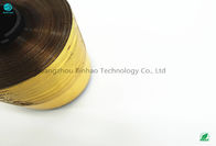 Bedruckbare Riss-Streifen-Band-Farbe BOPP glänzende glich goldene lange Meter 10000M aus