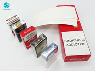 Personifizierter prägeartiger Logo Cardboard Cases For Full stellte Zigaretten-Paket ein