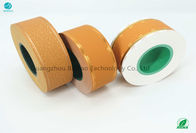 Gelber innerer Kern Cork Tipping Paper Cigarette Packeds 66mm