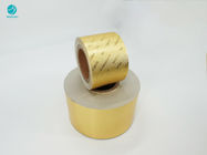 Prägeartiges Aluminiumfolie-Zigaretten-Verpackenpapier Logo Composite Golds 8011