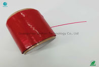 Glatter Kern des Auftritt-Riss-Streifen-Band-rote Farbdrucken152mm