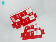Roter Hintergrund fertigen Pappe für Zigarettenetui-rauchenden Verpackungs-Kasten kundenspezifisch an