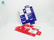 Blauer roter Reihen-Entwurfs-dauerhafter Pappwegwerfkasten für Zigaretten-Paket