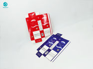 Rote blaue Reihe Entwurfs-dauerhafte Papppapier-für Zigaretten-Tabak-Paket