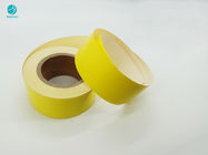 Inneres Rahmen-Papier der Zigaretten-Paket-Pappe90-114mm in der Rolle mit hellem Gelb