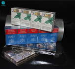 360 mm transparente Zellophan-PVC-Verpackungsfolie für die Verpackung von nackten Zigarettenschachteln