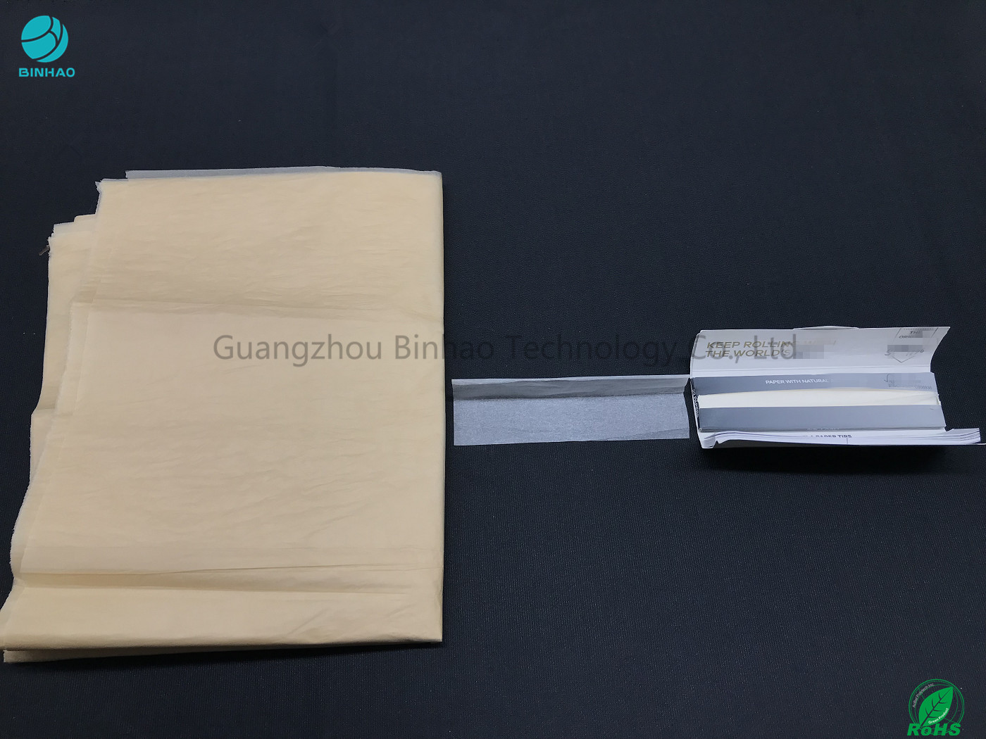 100% Koniferenholzschliff-Handrollen-Papier für die Zigarette, die 12.5GSM verpackt