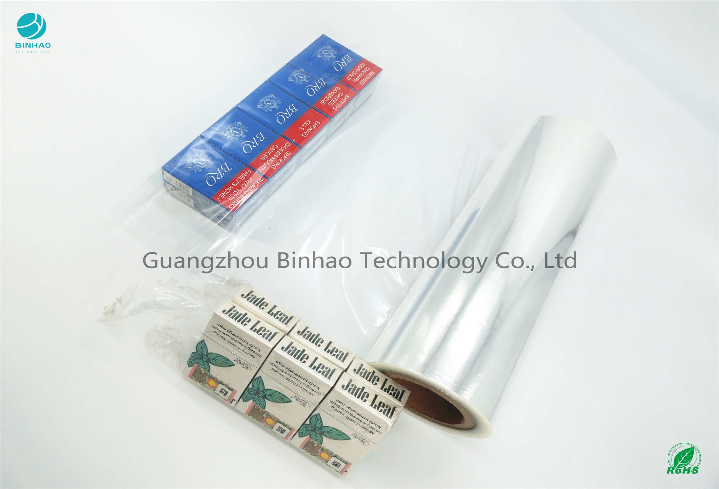 Tabak PVC-Verpackungsfolie der Rosh-Hochglanz-Verlängerungs-600%