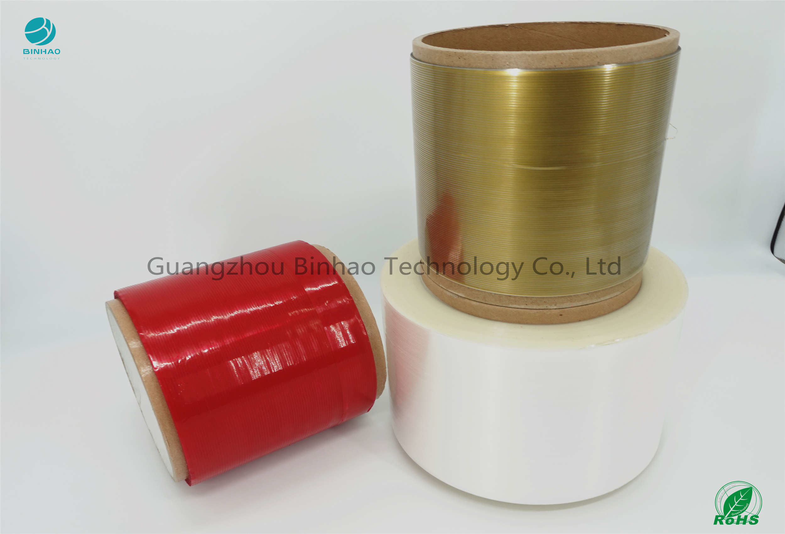 Dauerhafte selbst- klebrige Größen-Rote/klare/Goldfarbe des Riss-Streifen-Band-152mm