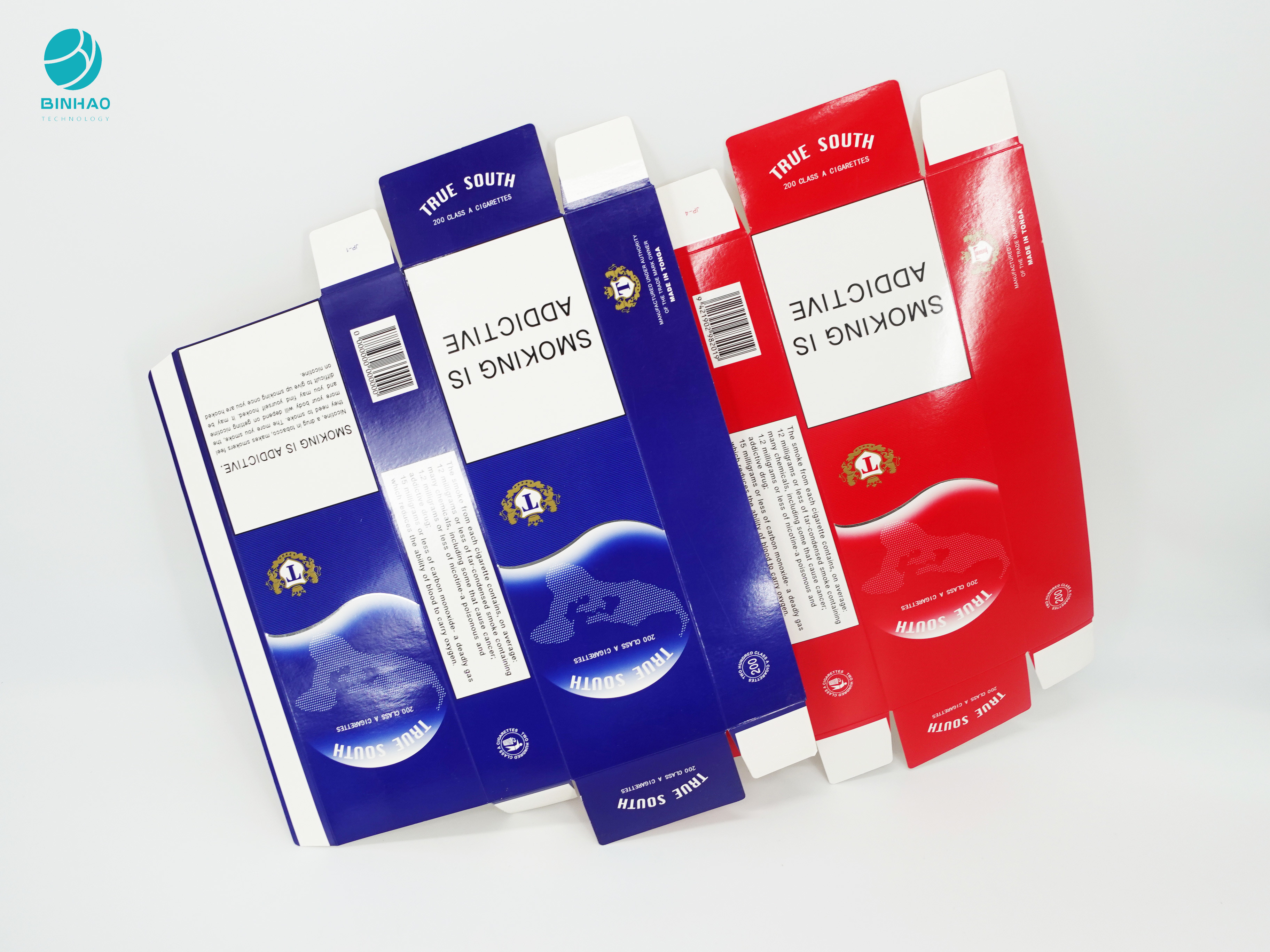 Recyclebare Zigaretten-Paket-Pappkästen mit kundengebundenem Druckentwurf