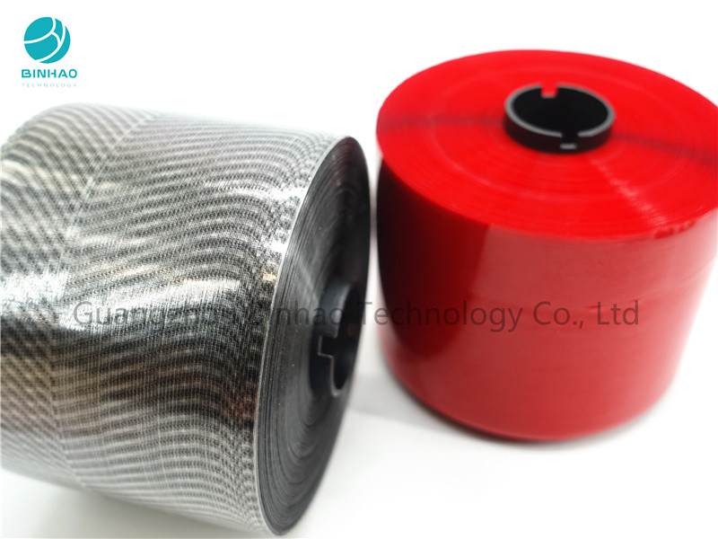Einfache rote selbstklebende Zigaretten-Verpackenriss-Band Riss-Streifen-Band Bopp in Rolls