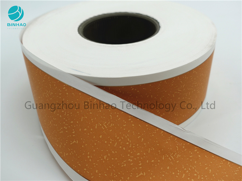 Zigarette gelber Cork Tipping Paper 50 Millimeter - 64 Millimeter-Filter Rod Wrapped Paper