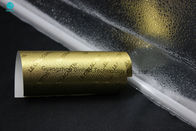 Kundengebundene Größen-goldene prägende Aluminiumfolie-Papier-Rolle 50 Mikrometer-Stärke