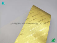 Aluminiumfolie-Papier-Goldfarbe des Tabak-1500M Long Good Extensibility fertigte besonders an