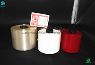 Einseitige klebende acrylsauermaterial-rote Farbe des Riss-Streifen-Band-BOPP