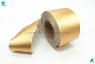 Tabak-Gold glänzendes 12 Aluminiumfolie-Papier des Mikrometer-55gsm färben
