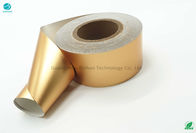 Tabak-Gold glänzendes 12 Aluminiumfolie-Papier des Mikrometer-55gsm färben