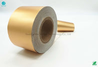 Papier-Zigarette der Goldspannungs-Stärke-3kg/15mm minimale der Aluminiumfolie-32gsm