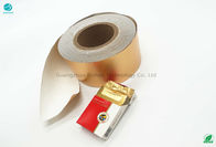Glattes Aluminiumfolie-Papier des Gold85mm 95% für Tabak-Paket
