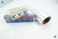 55% Hitze 76mm klare PVC-Verpackungsfolie für Tabak-Kasten-Paket