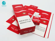 Dekorative rote Farbpappkisten für Zigaretten-Tabakerzeugnisse