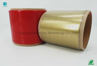 5mm Riss-Streifen-Band-Kern-Länge 152mm rot und Goldfarbe