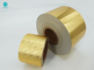Kundenspezifisches Aluminiumfolie-Papier der Goldzusammensetzungs-114mm für Zigaretten-innere Verpackung