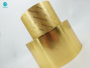 Kundenspezifisches Aluminiumfolie-Papier der Goldzusammensetzungs-114mm für Zigaretten-innere Verpackung