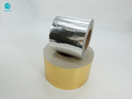 Glattes silbriges goldenes Aluminiumfolie-Oberflächenpapier für Zigaretten-Paket