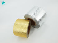 Prägeartiges Muster-Goldsilbernes Aluminiumfolie-Papier für Zigaretten-Paket