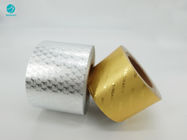 6,5 Aluminiumfolie-Papier Mic Gold Silver Embossing Logos für Zigaretten-Paket