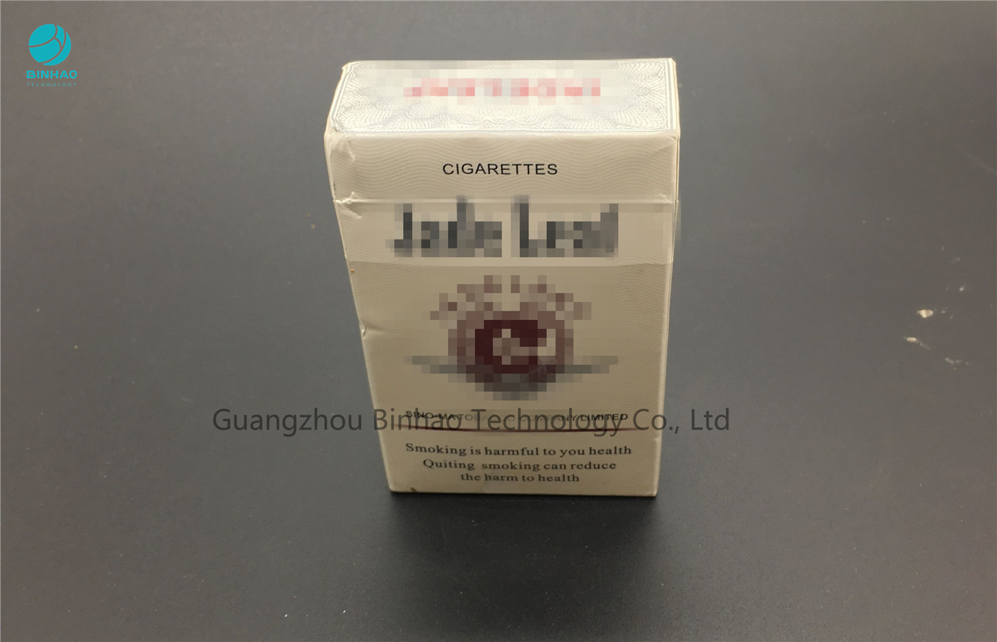 Rechteck-rauchendes Paket-/Elfenbein-weißer Papppapier-Tabak-einfaches Verpacken
