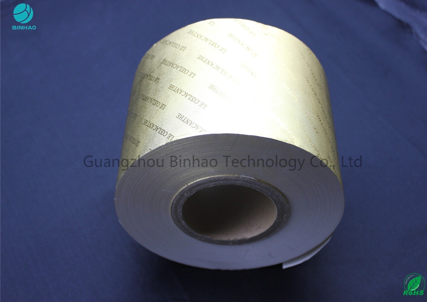 Glattes Prägungslogo-Aluminiumfolie-Papier/Packpapier für das Zigaretten-Verpacken