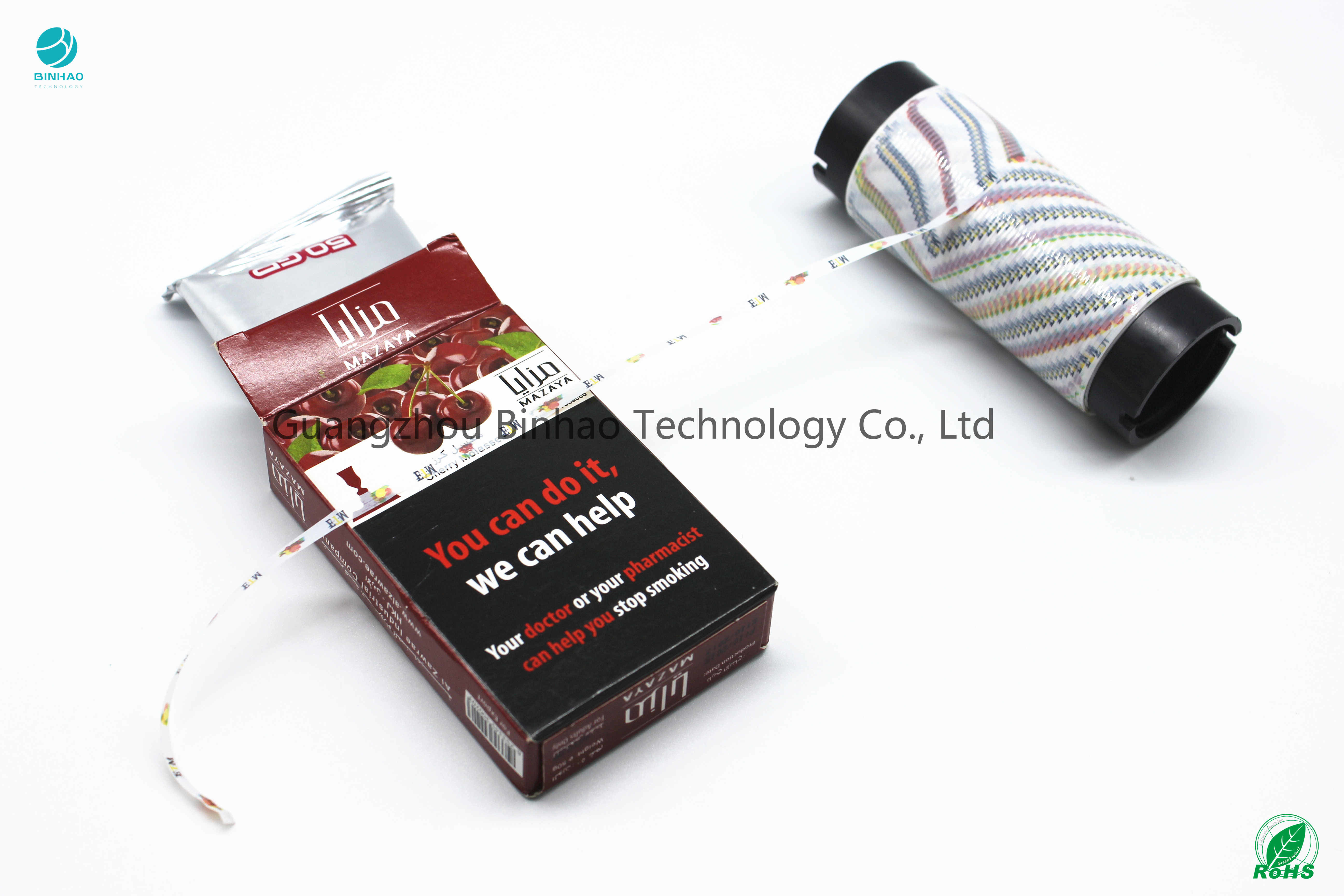 Zigaretten-Melasse-Riss-abstreifende Band-biologisch abbaubare Funktion kundenspezifischer Logo Printed Durable