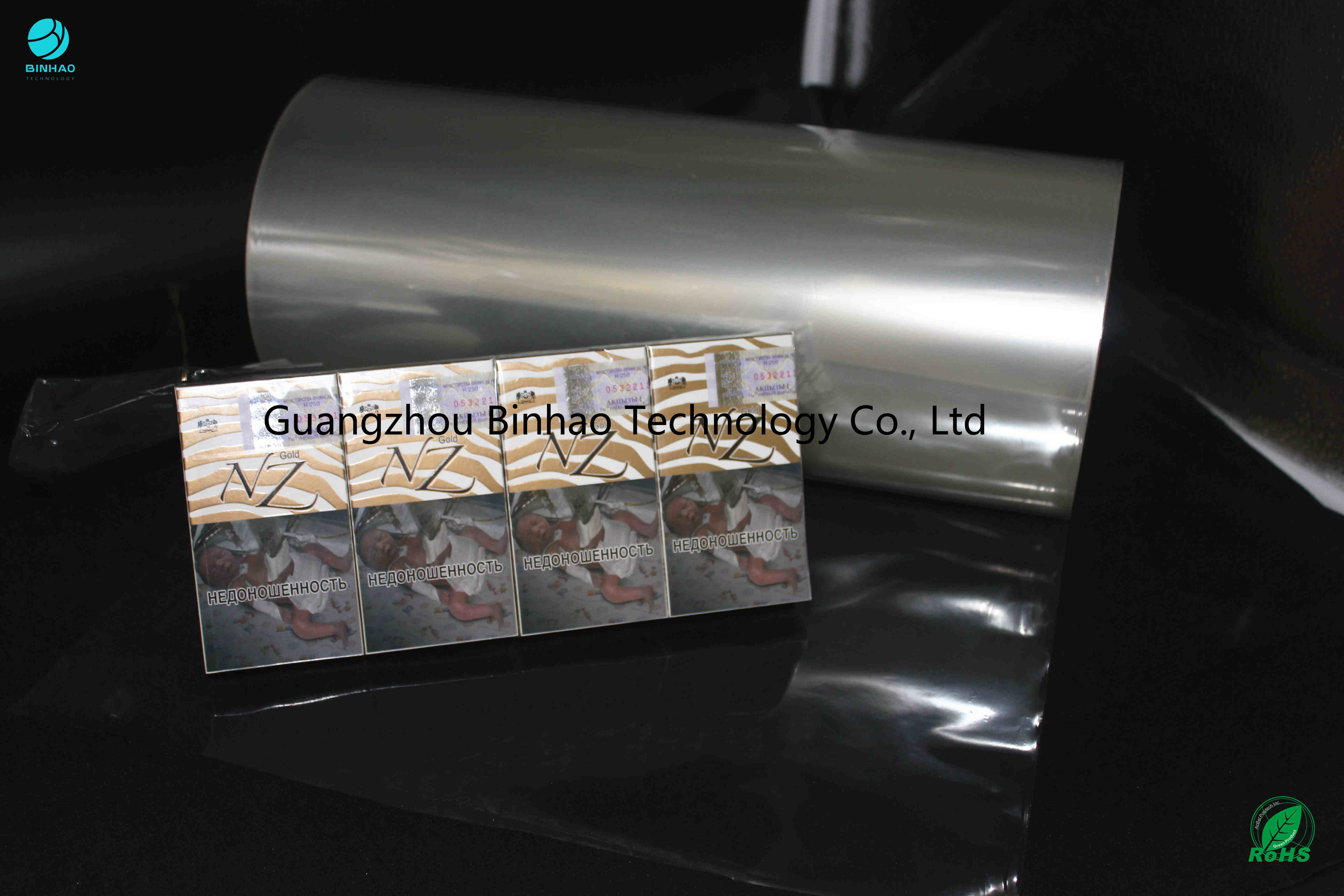 Klare PVC-Schrumpffolie Rolls-Hitze-Versiegelbarkeits-Druckfähigkeits-kontrolliertes Reibungsbeiwert Zigarette PVC-Film