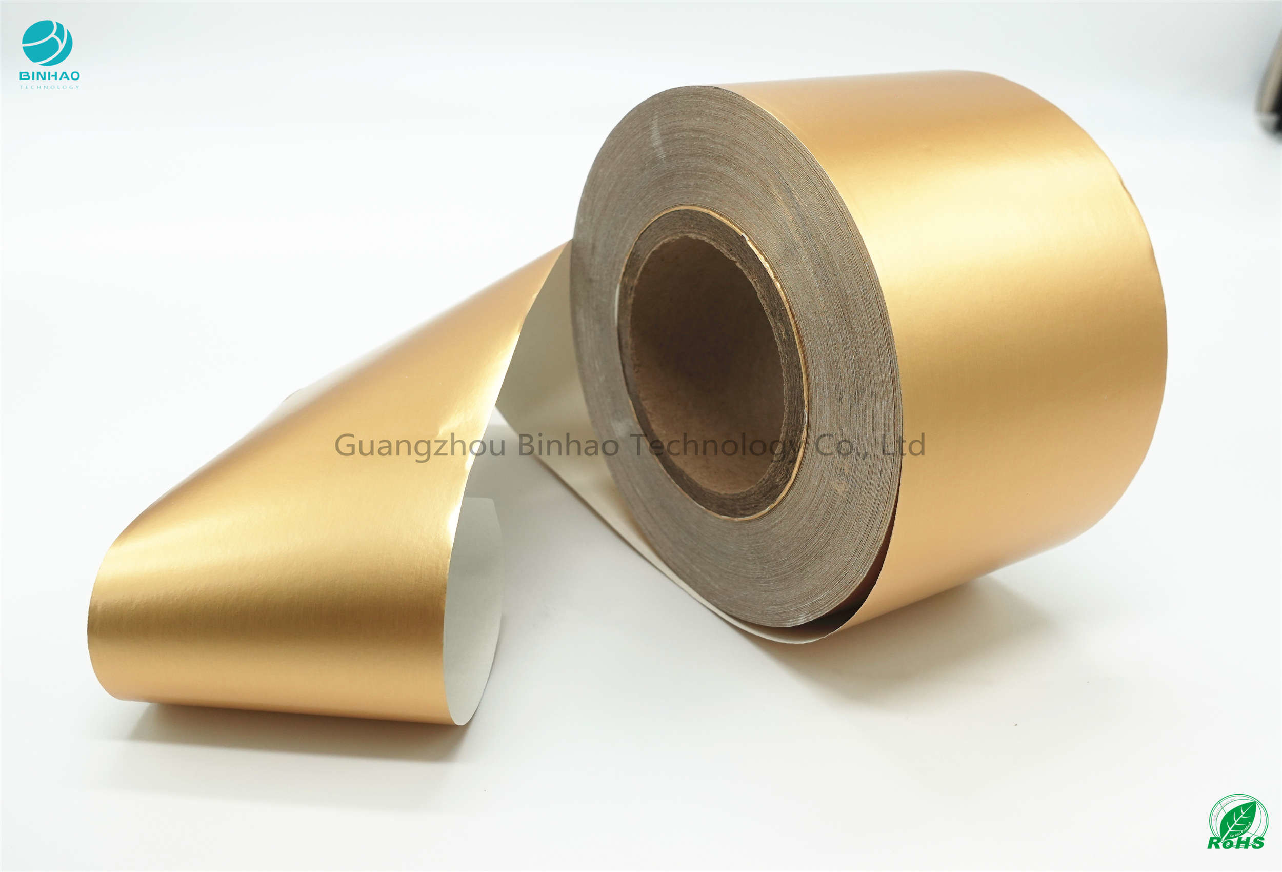 Papier-Zigarette der Goldspannungs-Stärke-3kg/15mm minimale der Aluminiumfolie-32gsm