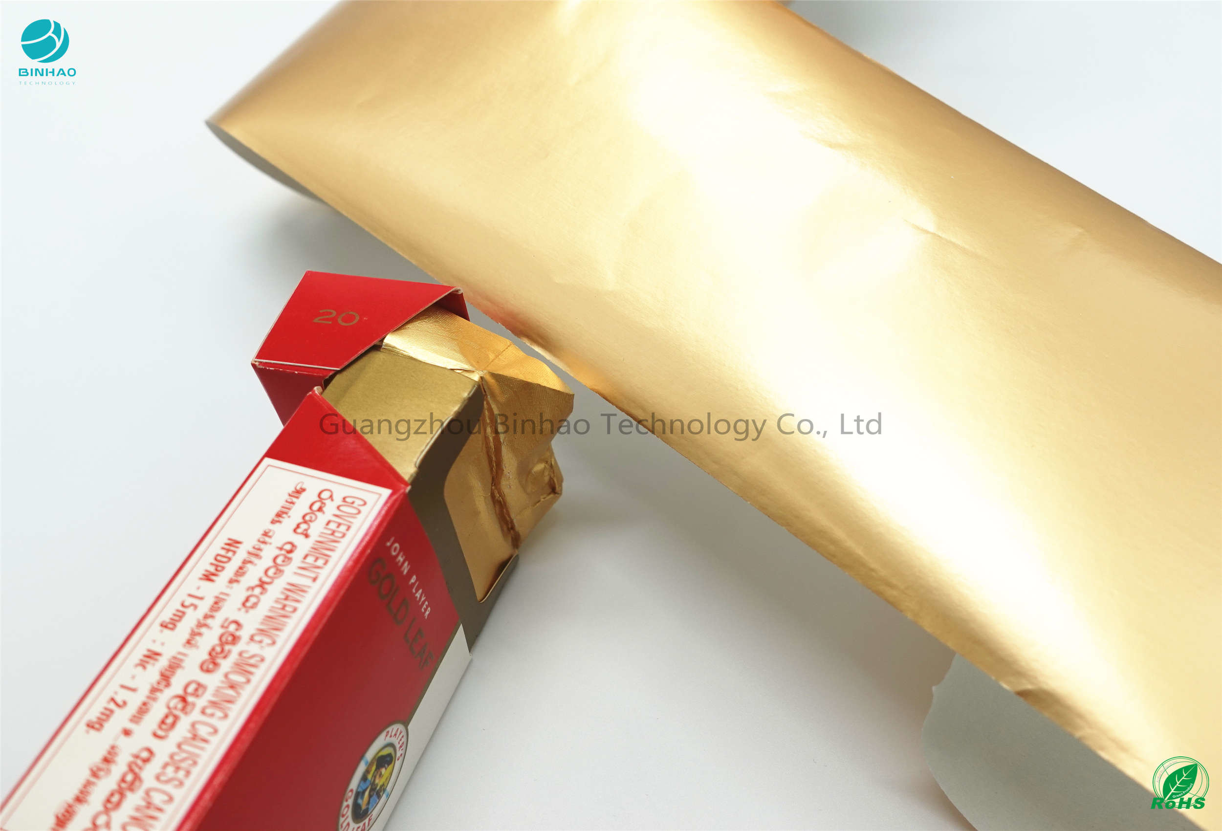 Aluminiumfolie-Papier der einzelnen Zeile 1% der Minuten-83mm für Zigaretten-Lebensmittelverpackung