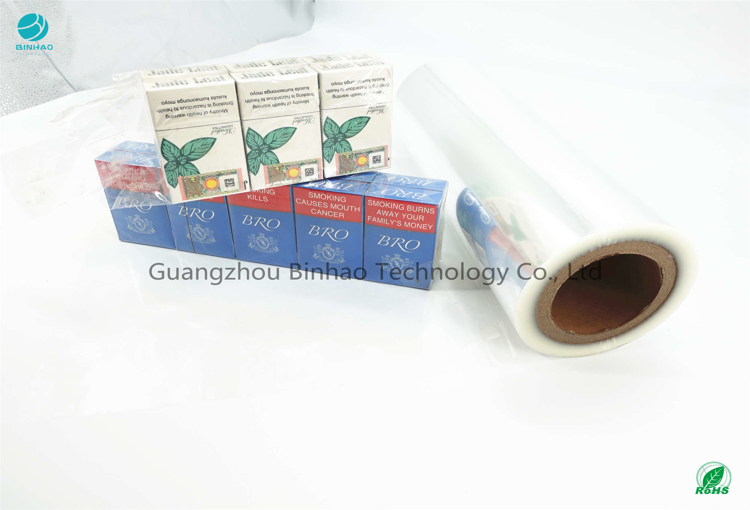 Polyvinylchlorid 350mm PVC-Verpackungsfolie für Tabak