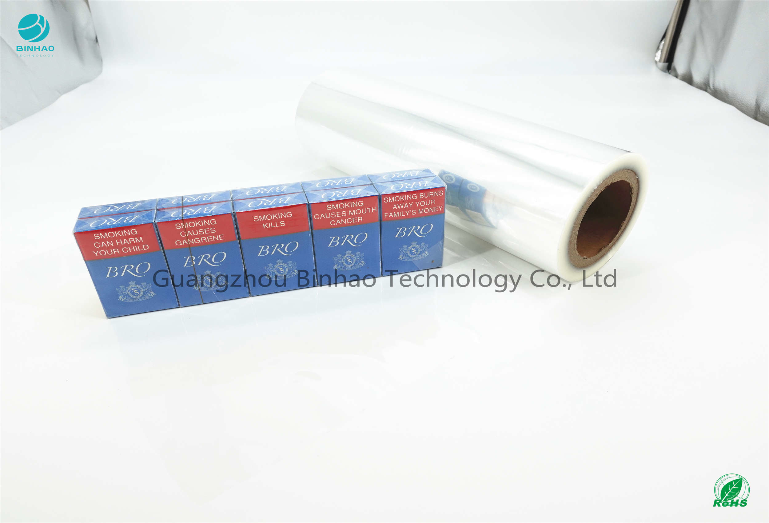 3&quot; 0.1mm zigaretten-Film-Reißkraft 40 PVCs Verpacken