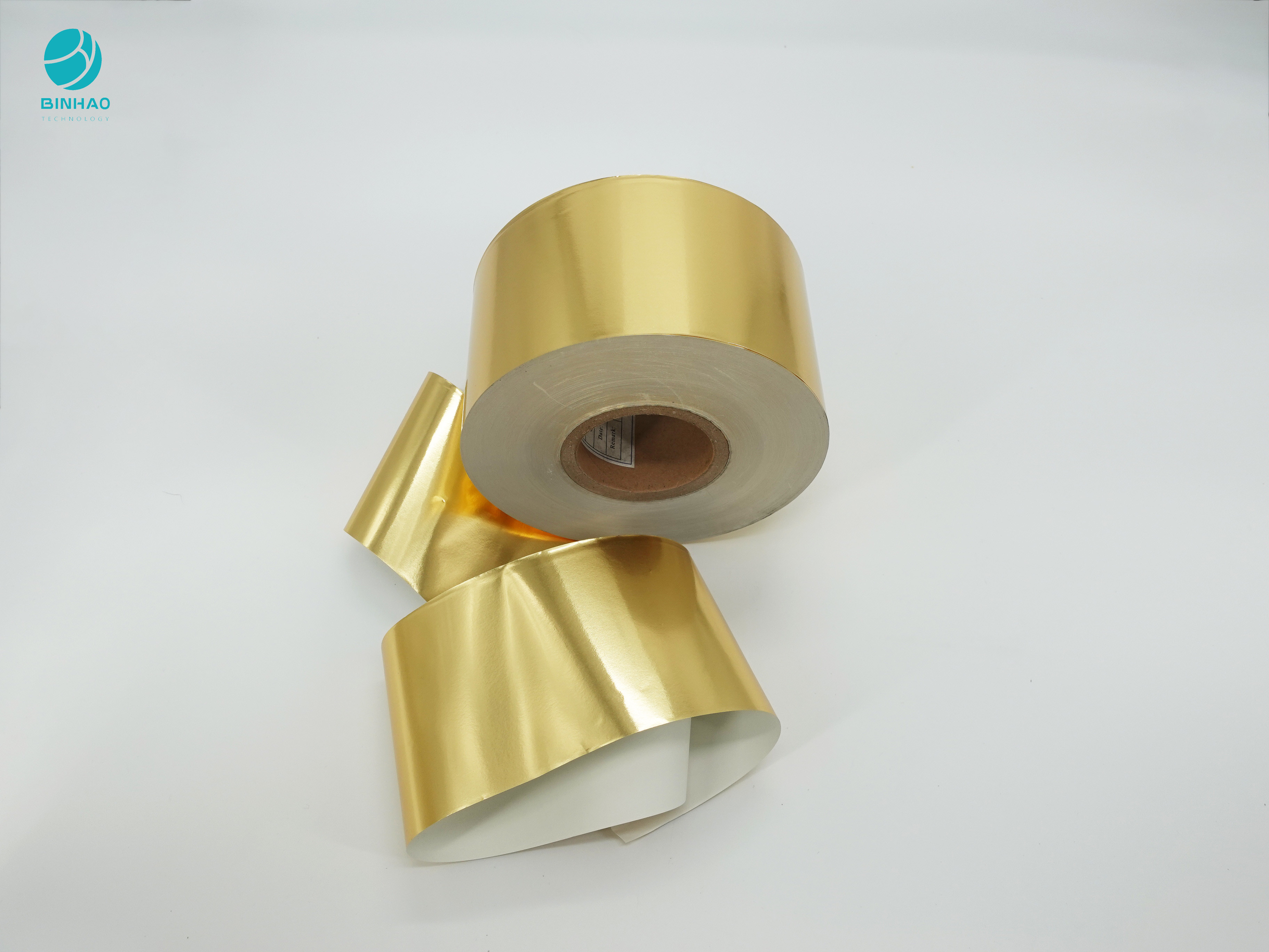 Goldhelle Aluminiumfolie-Papierverpackungszigarette