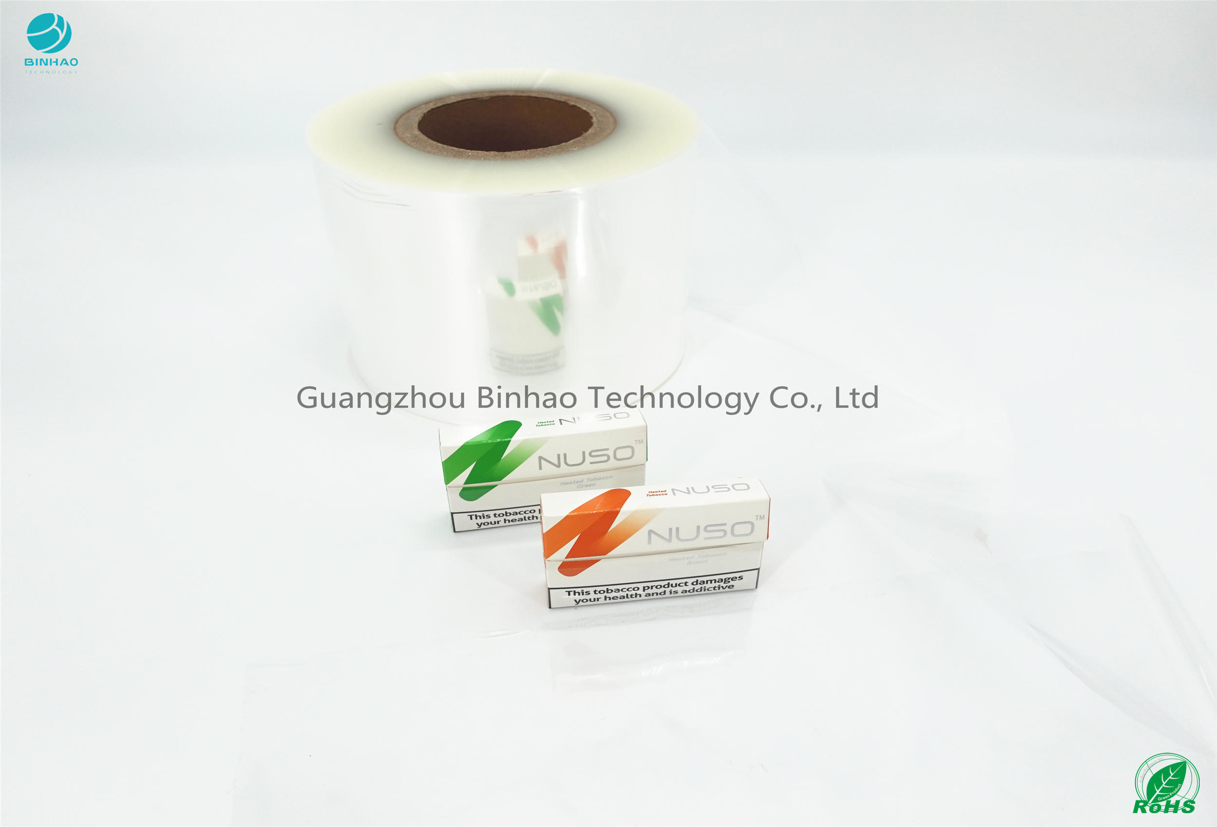 Paket-Materialien Wrappping der BOPP-Film-innerer Kern 76mm transparente Farbehnb E-Cigareatte