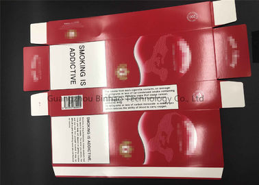 Buntes Zinn-Metallraucht kundenspezifischer Zigarettenetui-Kasten-Verpackungs-Karton von