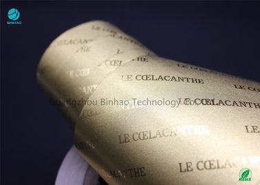 Glänzendes Goldübergangsaluminiumfolie-Papier in den Klimamaterialien
